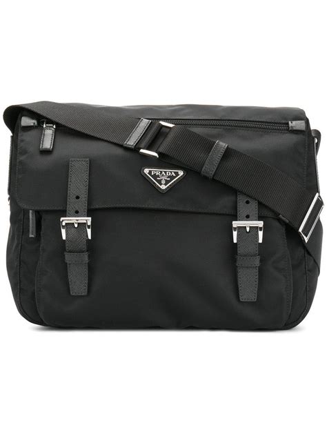 prada messenger bag metal strap|Prada Messenger bag female.